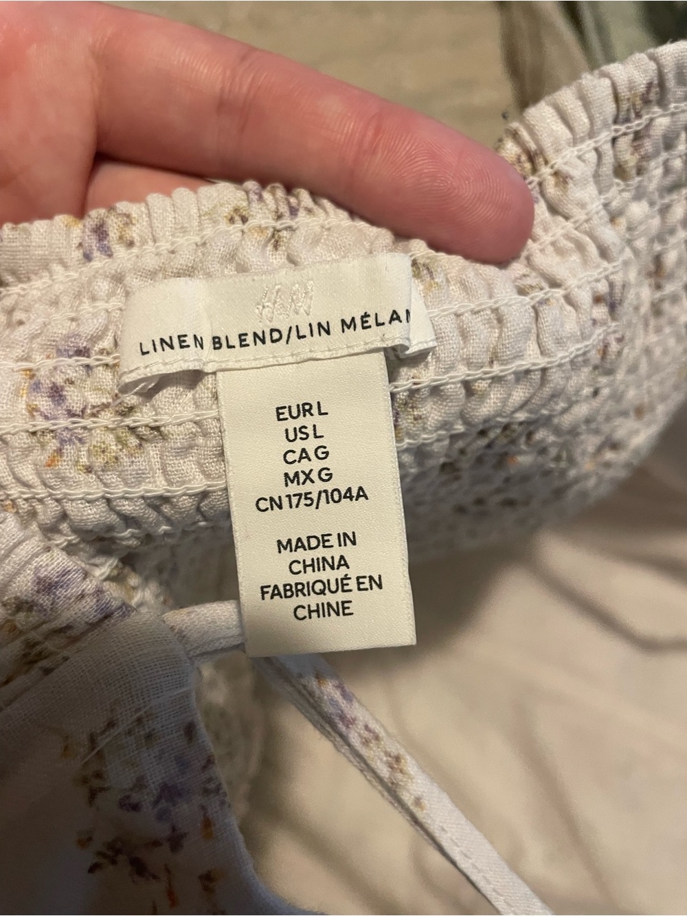 H&M Maxi Dress with Lilac Floral Print - Picture 5 of 5